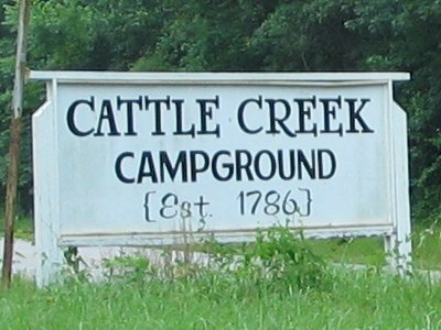 [Cattle Creek sign]