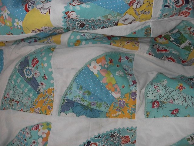 [Fan quilt - view #2