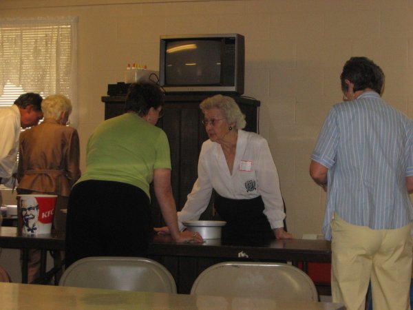 [Grandmother Annelle socializing]